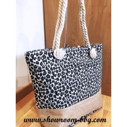 Sac de plage leopard