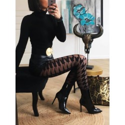 Collants pied de coq