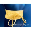 Ceinture kimono jaune