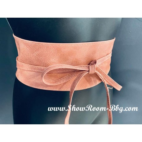 Ceinture kimono vieux rose