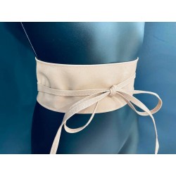 Ceinture kimono beige