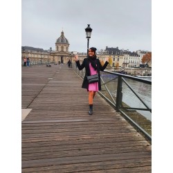Robe pull Bibi rose