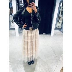 Tutu long champagne