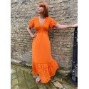 Robe Longue Bohême Mandarine