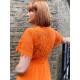 Robe Longue Bohême Mandarine