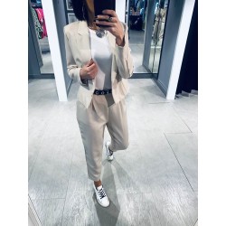 Ensemble Tailleur Beige