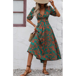 Robe verte Leïla