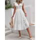 Robe longue broderie Anglaise