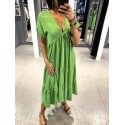Robe Longue Joyce Vert Pomme Exclu live