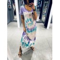 Robe Tie and dye parme