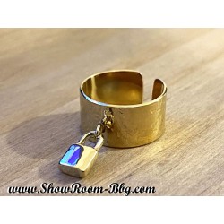 Bague réglable en acier inoxydable Zélie