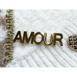 Broche amour