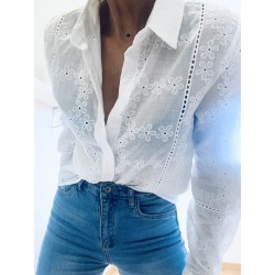 Chemise blanche Broderie