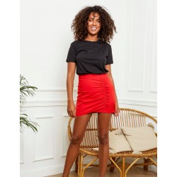 Jupette rouge