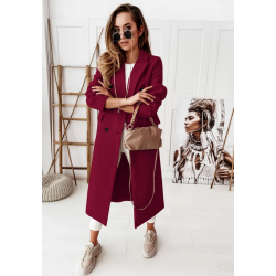 Manteau bordeaux