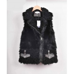 Veste sans manches manches bi matière