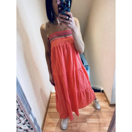 Robe/ Jupe 2 en 1 corail