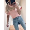 T-shirt Bonifacio rose