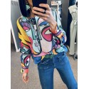 Pull chauve souris Picasso