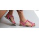 Sandales Vic rose