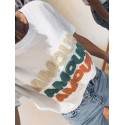 T-shirt Amour tricolore