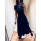 Robe longue noire Fady