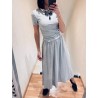 Robe longue grise Fady