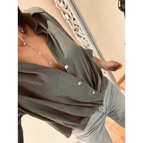 Chemise Solveig kaki