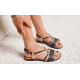 Sandales Saint-Tropez noire