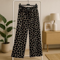 Pantalon fluide lignes motifs- exclu live