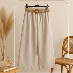 Pantalon Ines beige - Exclu Live