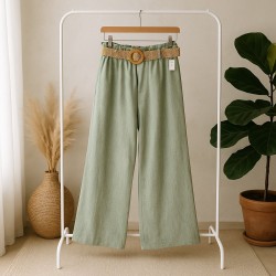 Pantalon Ines kaki - exclu live