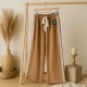 Pantalon gaz de coton kaki Louise