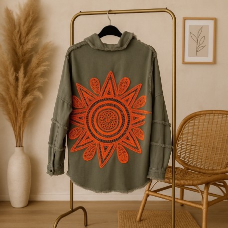 Chemise Calvi orange