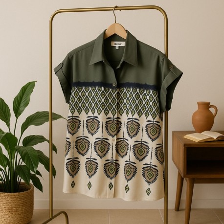Chemise Paloma kaki