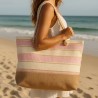 Sac de plage Sophia rose