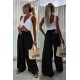 Pantalon viscose noir