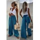 Pantalon viscose canard
