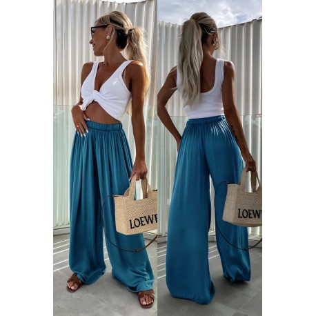 Pantalon viscose canard