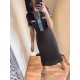 Robe choco bi-matière
