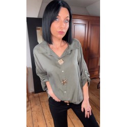Chemise del mar kaki
