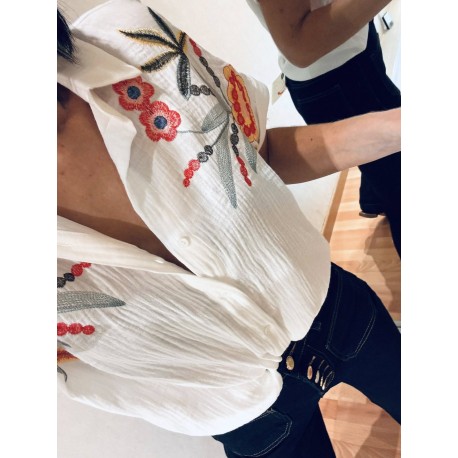 Chemise gaz de coton tropique