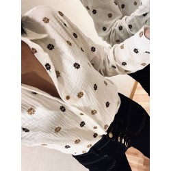 Chemise gaz de coton Alba