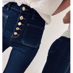 Jeans Brut Boutons multi