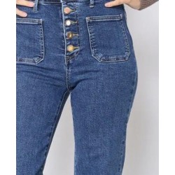 Jeans Clair Boutons multi