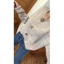 Gilet Bijoux beige
