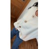 Gilet bijoux blanc
