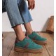 Baskets Gazou emeraude