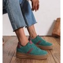 Baskets Gazou emeraude