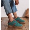 Baskets Gazou emeraude